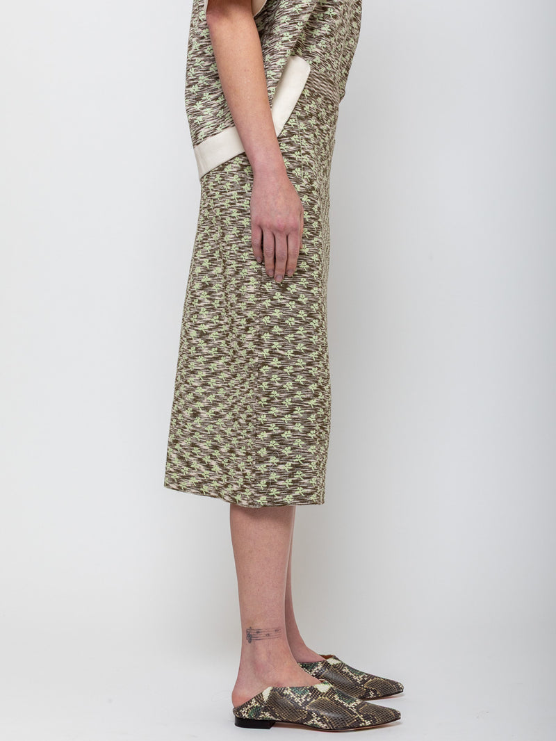 Rachel Comey - Marlow Skirt - Space Dye Floral - Verdalina