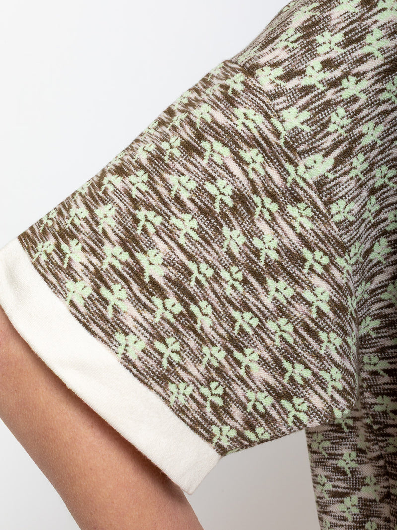 Rachel Comey - Staub Polo Top - Space Dye Floral - Verdalina