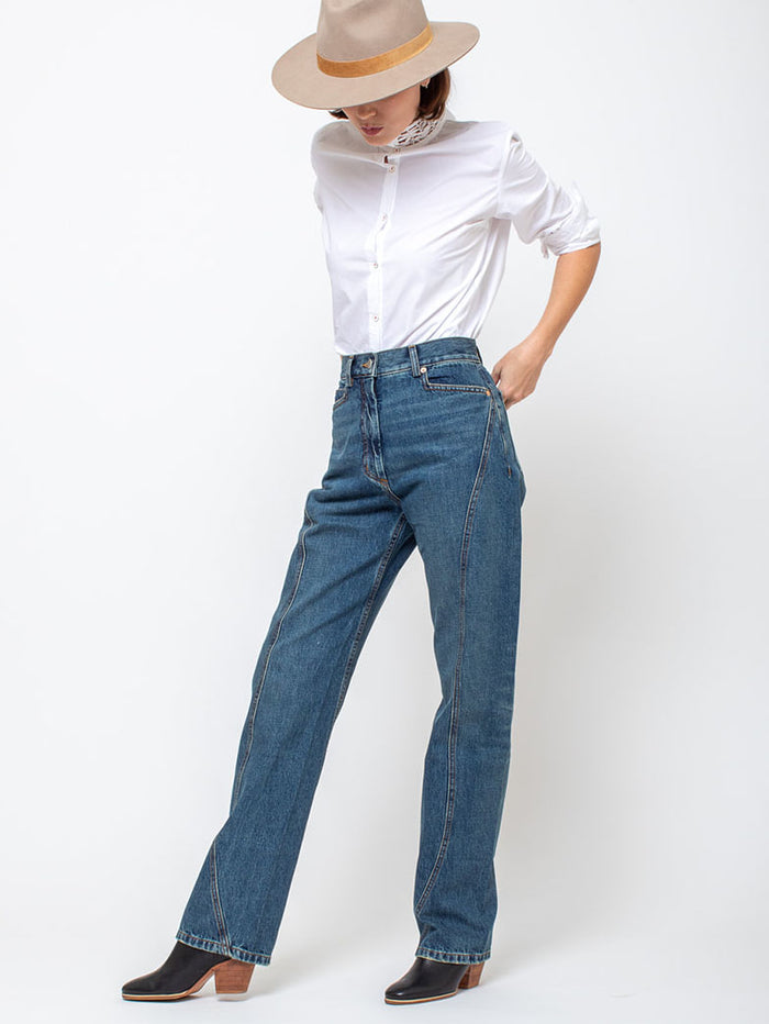 Rachel Comey | Swerve Pant - Mission Denim | Verdalina