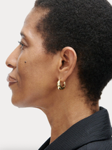 Rachel Comey - Alpha Hoop Earrings - Gold Plated Brass - Verdalina