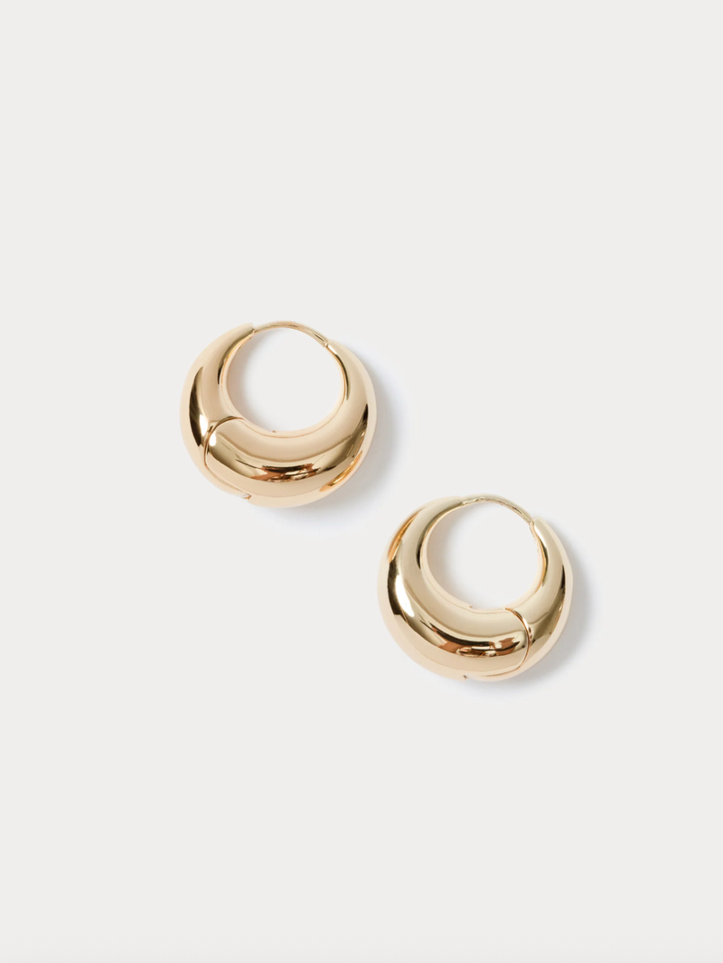 Rachel Comey - Alpha Hoop Earrings - Gold Plated Brass - Verdalina