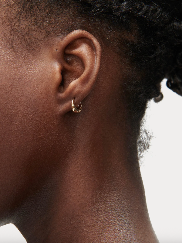 Rachel Comey - Baby Alpha Hoop Earrings - Gold Plated Brass - Verdalina