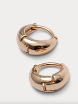 Rachel Comey - Baby Alpha Hoop Earrings - Gold Plated Brass - Verdalina