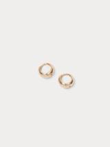 Rachel Comey - Baby Alpha Hoop Earrings - Gold Plated Brass - Verdalina