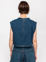 Bacchus Top - Muddy Indigo
