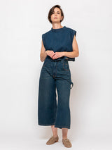 Bacchus Top - Muddy Indigo