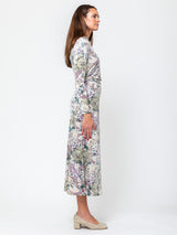 RACHEL COMEY - Surveillance Dress - Floral Velour - Verdalina