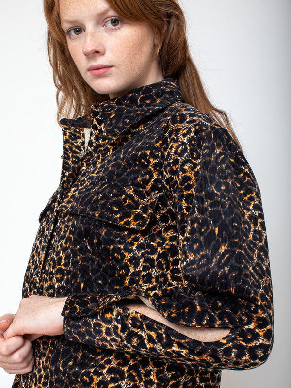 Rachel Comey - Supply Shirt - Leopard Corduroy - Verdalina
