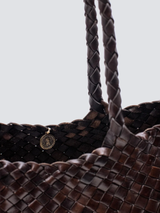 Dragon Diffusion - Santa Croce Big Bag - Dark Brown - Verdalina