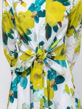 Sara Roka - Dralla Dress - Lime Roses - Verdalina