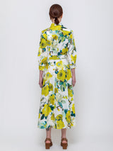 Sara Roka - Dralla Dress - Lime Roses - Verdalina