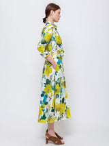 Sara Roka - Dralla Dress - Lime Roses - Verdalina