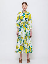 Sara Roka - Dralla Dress - Lime Roses - Verdalina