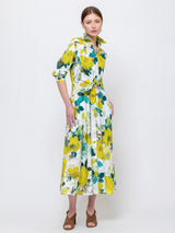 Sara Roka - Dralla Dress - Lime Roses - Verdalina