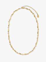 Clare V. - Sardine Chain Necklace - Vintage Gold - 16" - Verdalina