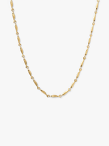 Clare V. - Sardine Chain Necklace - Vintage Gold - 16" - Verdalina