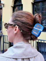 Solar Eclipse - Hand-painted Hair Claw - Large - Verdalina