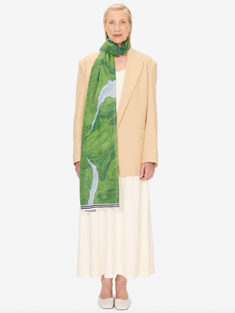 Inoui Editions - Scarf 100 - Balthazar - Blue - Verdalina