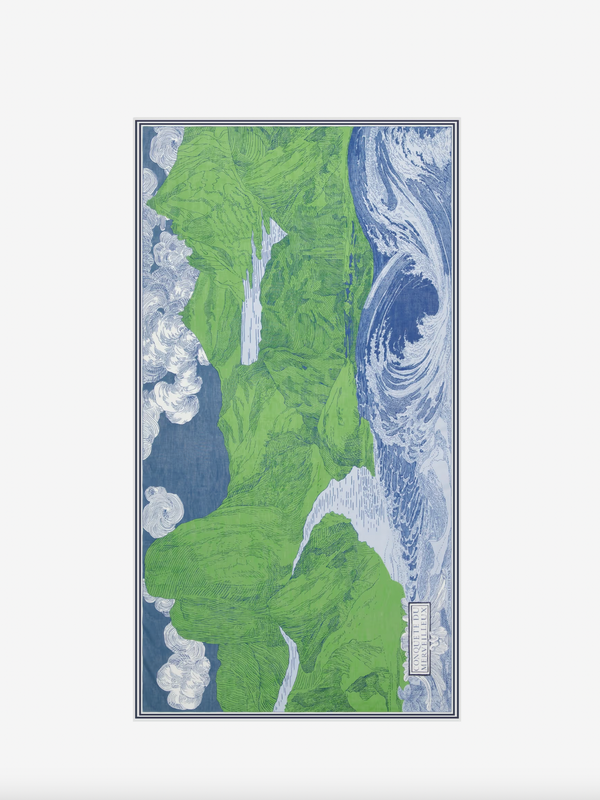Inoui Editions - Scarf 100 - Balthazar - Blue - Verdalina