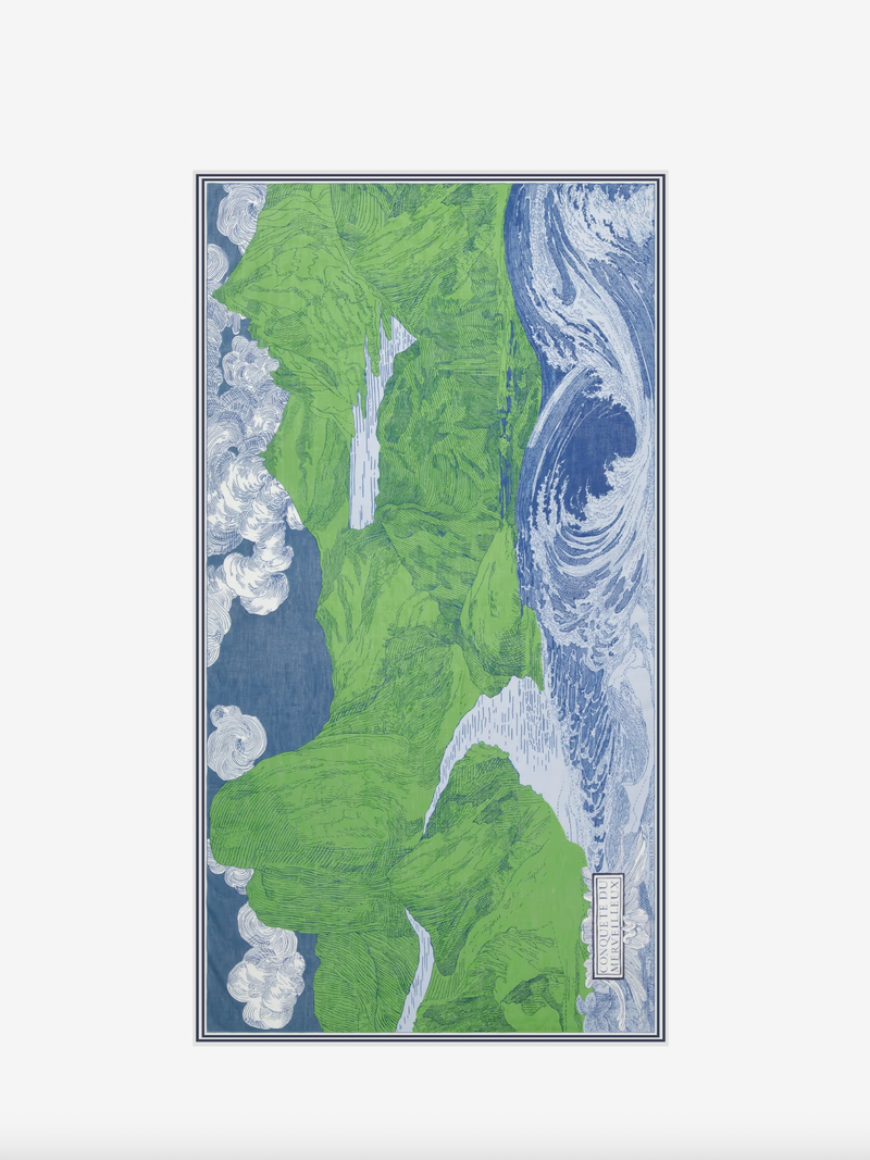 Inoui Editions - Scarf 100 - Balthazar - Blue - Verdalina