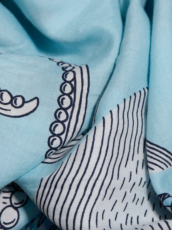 Inoui Editions - Scarf 100 - Poseidon - Turquoise - Verdalina