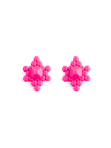 Maison 203 - Stones 3D Earrings - Single Post - Verdalina