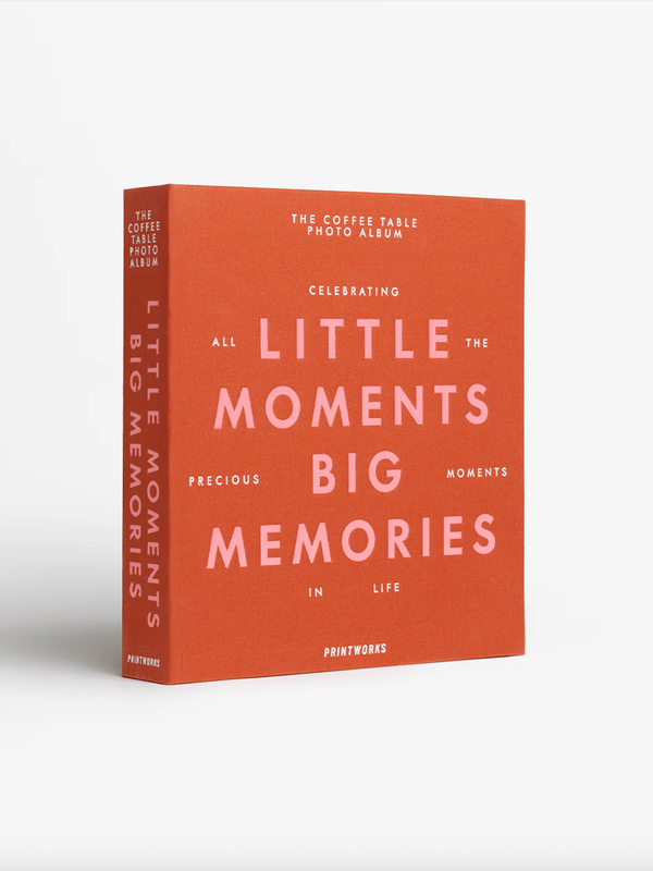 Photo Album - Little Moments Big Memories - Orange