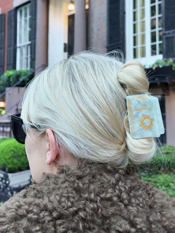 Solar Eclipse - Solar Eclipse Hair Claw Clip - Verdalina