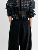 Liza Georgette Pant - Black