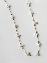 See Real Flowers - Short Keshi Pearl Necklace - Verdalina
