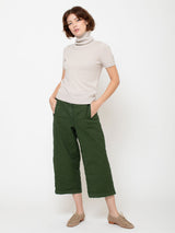 Short Sleeve Turtleneck Sweater - Fog