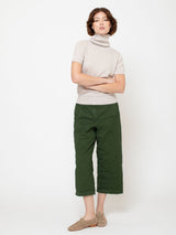 Short Sleeve Turtleneck Sweater - Fog