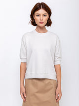 Monday12 - Shrunken Noga Sweatshirt - Chalk - Verdalina