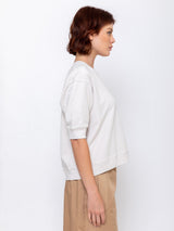 Monday12 - Shrunken Noga Sweatshirt - Chalk - Verdalina