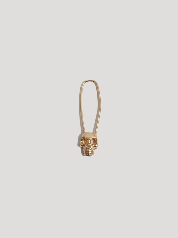 Loren Stewart - Skull Safety Pin Earring - Verdalina