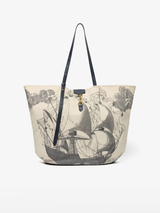 Inoui Editions - Soft Shopping Bag - Des Rives - Night - Verdalina