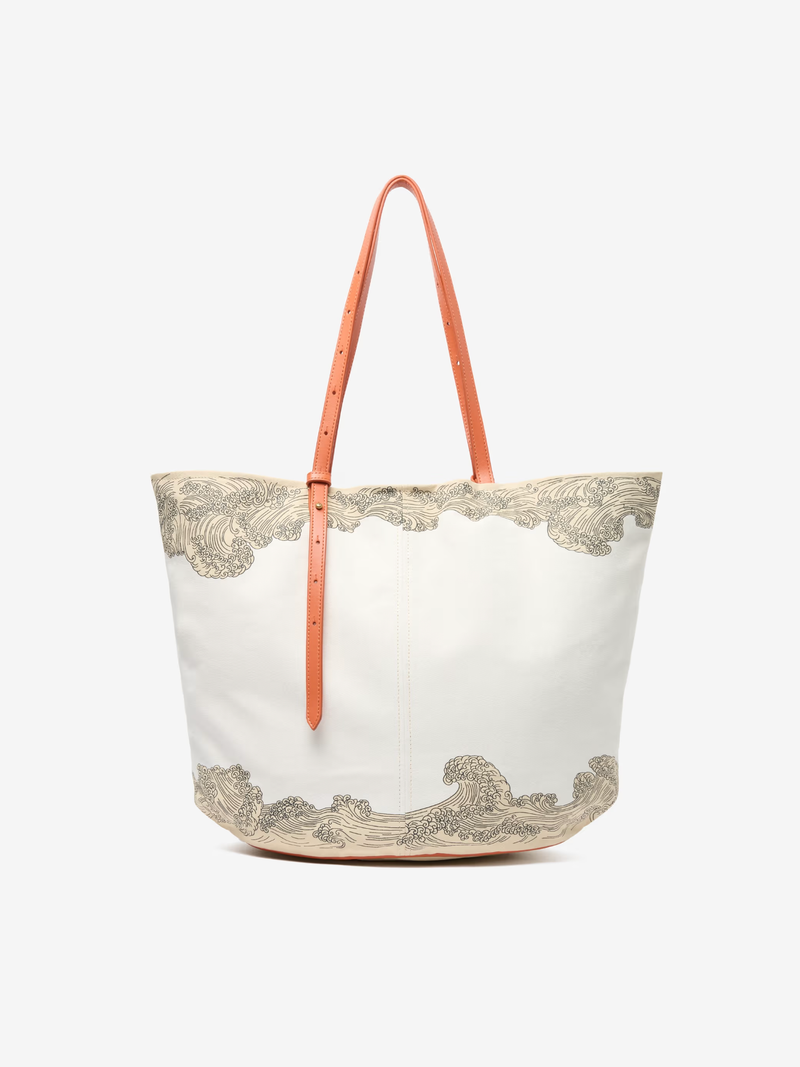 Inoui Editions - Soft Shopping Bag - Poseidon - Natural - Verdalina