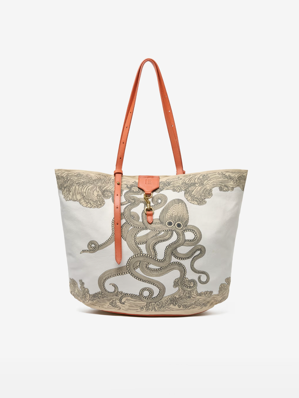 Inoui Editions - Soft Shopping Bag - Poseidon - Natural - Verdalina