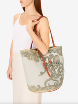 Inoui Editions - Soft Shopping Bag - Poseidon - Natural - Verdalina