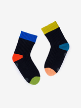 Verloop - Spot Knit House Socks -Black - Verdalina