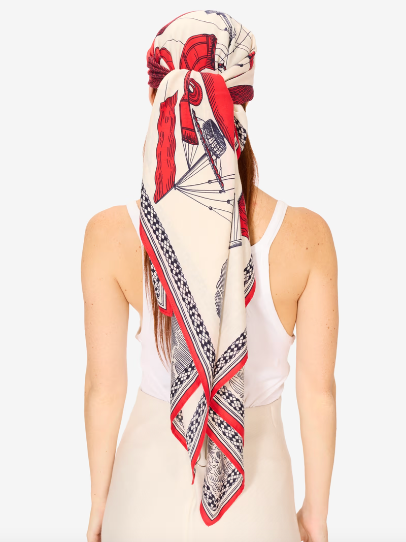 Inoui Editions - Square 130 - Des Rives - Red - Verdalina