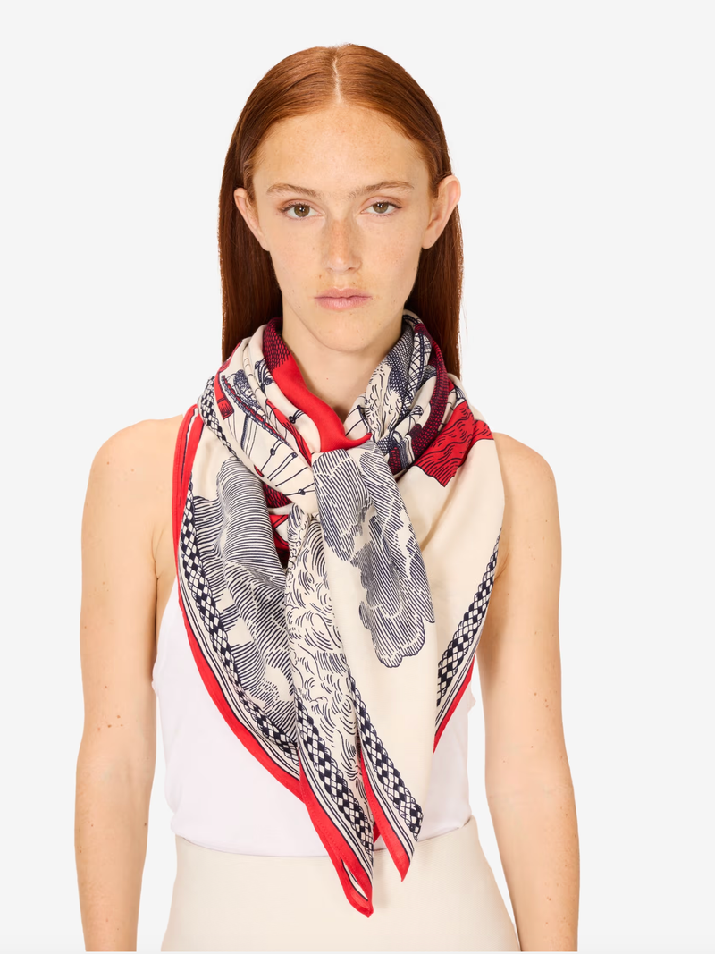 Inoui Editions - Square 130 - Des Rives - Red - Verdalina