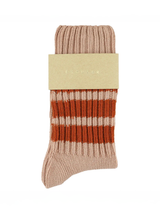 Escuyer - Stripe Crew Socks - Verdalina