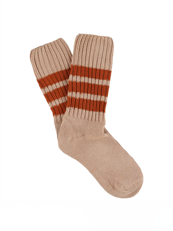 Escuyer - Stripe Crew Socks - Verdalina