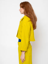 Susanne Bommer - Cropped Jacket - Lemon - Verdalina