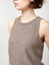 Tank Top Cashmere Sweater - Fresh Pepper