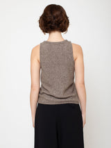 Tank Top Cashmere Sweater - Fresh Pepper