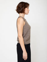 Tank Top Cashmere Sweater - Fresh Pepper