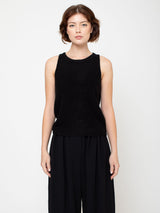 Tank Top Cashmere Sweater - Noir