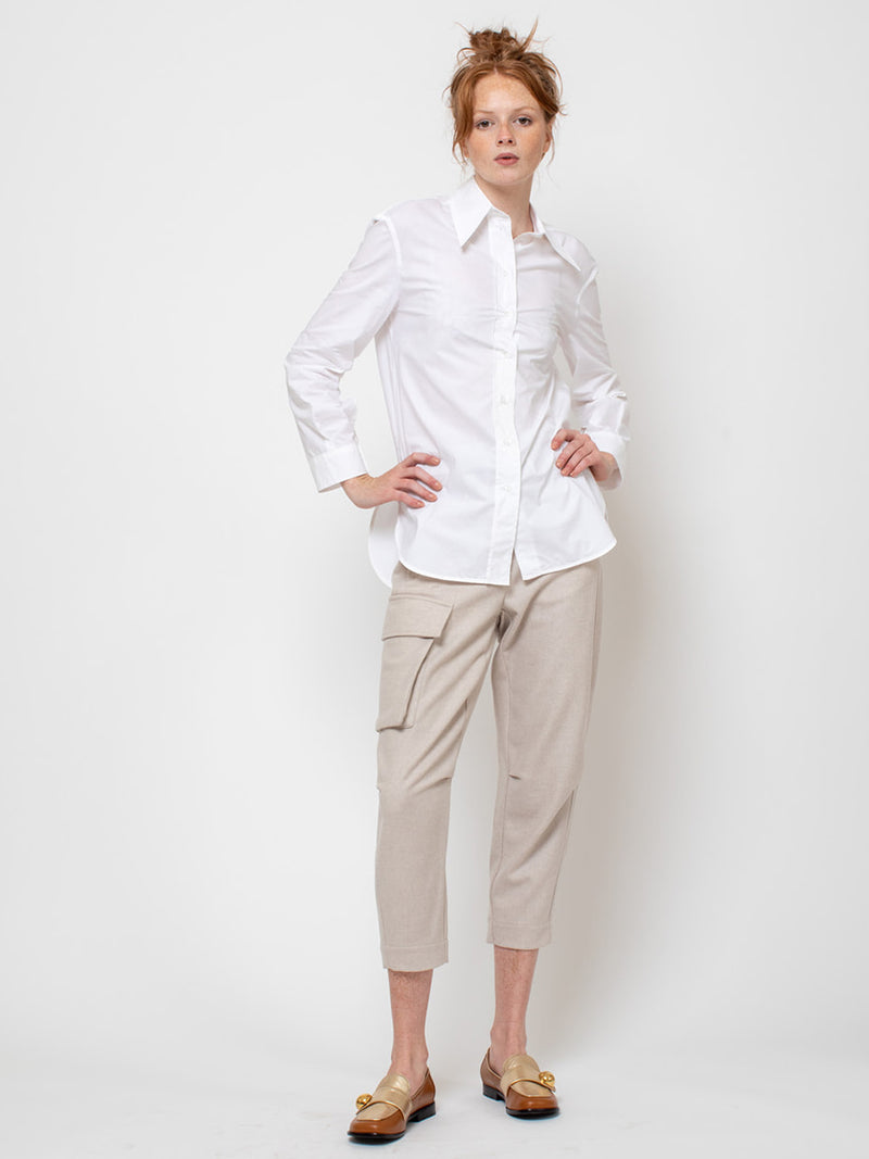 TELA - Giangi Shirt - White - Verdalina